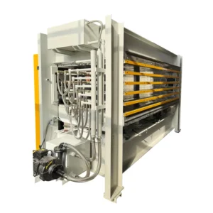 High Efficiency Multi Layer Veneer Hot Press Machine with PLC Pump & Bearing for Furniture Decorative Items Laminating (36KW)