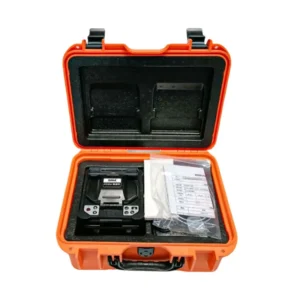 High Efficiency Optical Fiber Fusion Splicer 6 Motor Alignment Fully Automatic Single/Multi Mode FTTH Splicing Machine