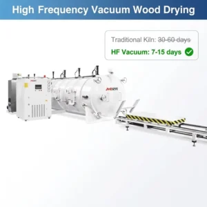 High Frequency Automatic Wood Veneer Vacuum Dryer Wood Drying Kiln Machine Oven 3CBM CE Certified for Wood Mill