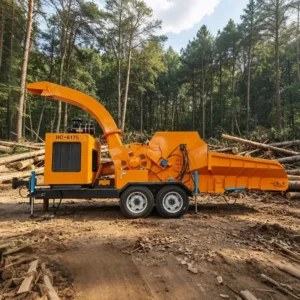 High Performance Auto Feeding Wood Chipper Crusher Wood Bark Crusher Machine Wood Pellet Crusher