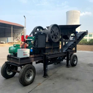 High Performance New Type Diesel Engine Mobile Crawler Rock Jaw Mineral Stone Crusher Mobile Jaw Crusher Ore Portable Crusher