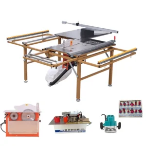 High Performance Special Design Wood Cutting Machine Woodworking Circular Saw Double Blade Sliding Table
