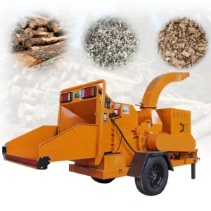 High Power Diesel Wood Chipper Machine Factory Tree Branch Crusher for Farms Known As Chipper Shredder