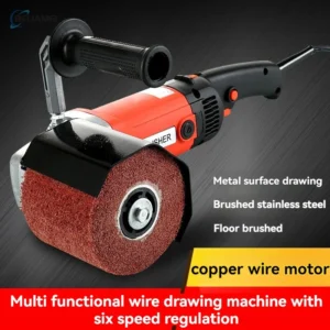 High Power Metal Wire Drawing Machine Electric Mirror Polishing Machine Wood Wire Drawing Machine