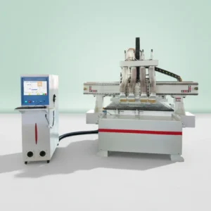 High Precision 1325 4 Process CNC Router Woodworking Cutting Grooving Drilling Machine with NC Studio Syntec PLC Control
