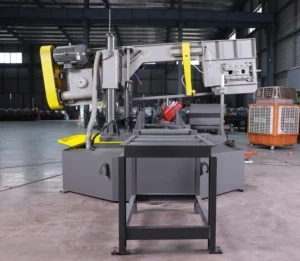 High Precision Automatic CNC Metal Sawing Machine Servo Control ±0.1mm Accuracy Hydraulic Band Saw for Steel Bar and Auto Parts