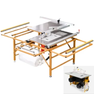High Precision Efficiency Panel Saw Machine Bench Top Sliding Table Saw for Woodworking and Furniture Manufacturing Industry