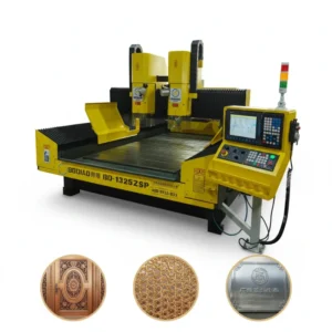 High Precision Heavy Duty Vertical CNC Gantry Milling Machine with Automatic Dual Spindles for Aluminum and Copper