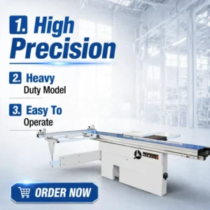 High Precision Horizontal Wood Based Panel Sawing Machine Sliding Table Panel Saw with Motor for Woodworking