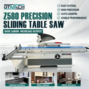 High Precision Panel Saw for Furniture Woodworking Machinery Multifunction Sliding Table Saw Machine