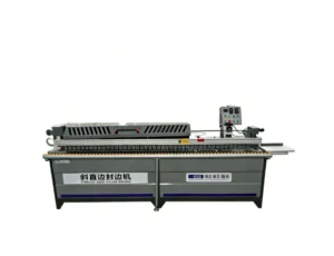 High Precision Pre Milling Bevel&Straight Edge Banding Machine 45 Degree Automatic Edge Bander for Furniture Cabinet Door Design