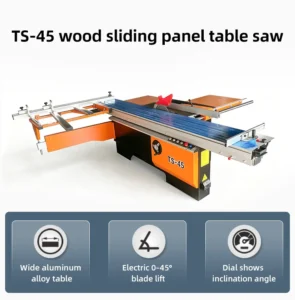 High Precision Sliding Table Panel Saw Machine Wood MDF Plywood Cutting Machinery