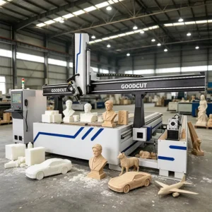 High Precision Wood Carving Machine with Rotary Axis Factory Direct