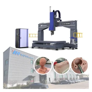 High Precision Wood Sculpture 5 Axis 3d CNC Milling Wood Router Machinery For Wood