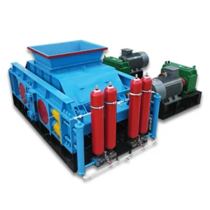 High Pressure Double Roller Crusher Ore Grinding Mining Plant 100tph Stone Crushing Equipment AC Motor Engine ISO CE Certified
