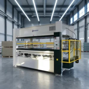 High Pressure Industrial Hydraulic Hot Press Machine for Plywood MDF Wood Laminate Veneer Multi Layer Door Panel Press Machine
