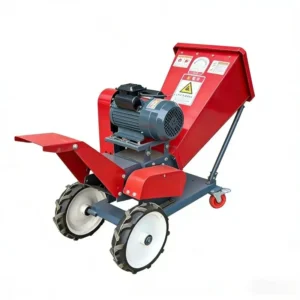 High Productivity Electric Feed Processing Machine Tree Branch Shredder Wood Chipper Stainless Steel for Animal Poultry