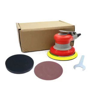 High Quality 5inch 125mm Pneumatic Dual Action Random Orbital Air Sander Variable Speed Professional Grade Low Vibration Heavy