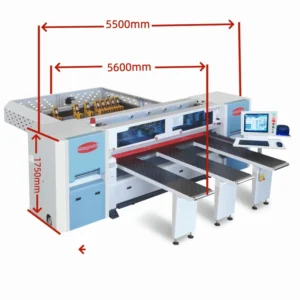 High Quality Horizontal Panel Saw Wood Cutting Machine High Speed Automatic High Efficiency Remote Monitoring Long Service Life
