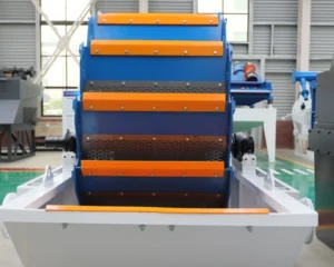 High Quality Wheel Sand Washing Machine with Pump AC Motor LZZG Brand for Beach Cleaning and Sand Production Line