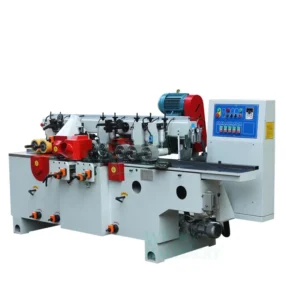 High Speed 4 Side Wood Planing and Moulding Machine Motor High Accuracy for Door Window Frames Flooring Furniture Mass Production