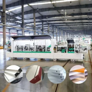 High Speed Automatic 8 Functional Edge Bander Banding Machine With Corner Trimming Cabinet Edge Machine