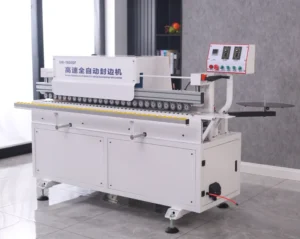 High Speed Automatic Edge Bander Machine Full Process for End to End Trimming Large Capacity Glue Pot