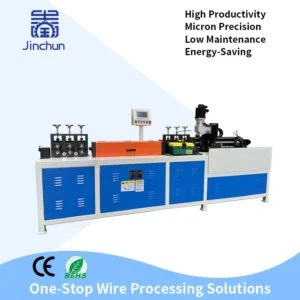 High Speed Automatic Metal Motor Cut Wire Straightener 5-10mm Production Line Wire Straightening Machine