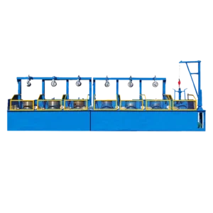 High Speed Automatic Straight Line PLC Motor Multi Purpose Metal Wire Device Wire Drawing Machine