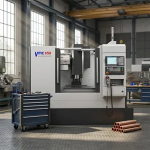 High-Speed Automatic VMC650 Vertical Heavy Duty CNC Lathe Machine with FANUC Control for Manufacturing Plant