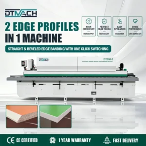 High Speed Automatic Wood 45 Degree Bevel Edge Bander with PUR Glue System and Pre Milling for Office Furniture
