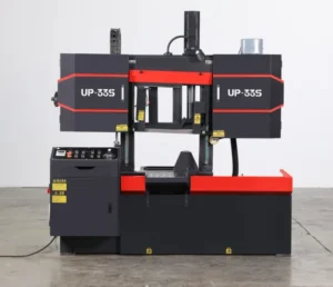High Speed Autonomous Steel Aluminum Band Saw Machine Durable Automatic Cutting with Mechanical Tension Gear