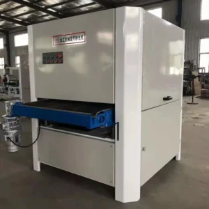 High Speed CE Wood Furniture Cabinet Board Primer Lacquer Paint Wide Belt Brush Polishing Calibrating Sander Sanding Machine