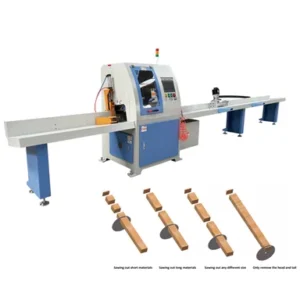 High Speed Horizontal Cross Cut Saw Automatic Feeding High Efficiency PLC Controlled for Furniture Factory Wood Cutting Tool