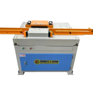 High Speed Horizontal Motorized Wood Pallet Groove Machine with Circular Saw Customizable Size for Tongue Groove Cutting