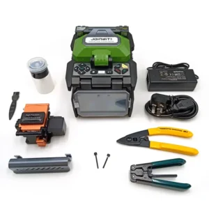 High Speed Motor Fiber Optic Fusion Splicer Optical Fusion Splicing Machine JW4106S Welding Multi-Language