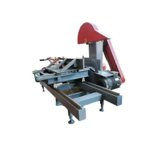 High Speed Round Log Sliding Table Saw with Double Blade Design Precision Woodworking Machinery for Timber Processing