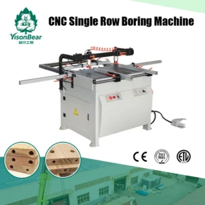 High Speed Single Row CNC Drill Wood Boring Machine with Motor 35mm Drilling Diameter