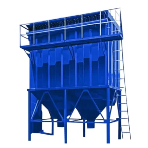 High Temperature Centrifugal Wood Dust Collector Filter Bags 99% Efficiency 11-110kW Power Pulse-Jet Cleaning