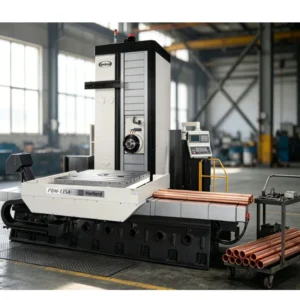 High Torque 4 Axis Horizontal CNC Boring Milling Machine Heavy Cutting Deep Hole Machining Center