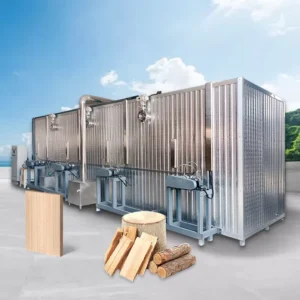 High frequency Automatic Wood Heat Treatment Plant with Drying and Dehumidification Functions Vacuum Wood Drying Kiln