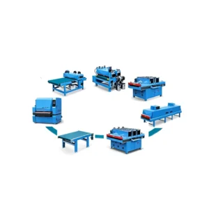 High speed Double side 1300mm Automatic UV Coating Machine for Engineered Wood Veneer Paper MDF Panels Roller UV Varnishing Line