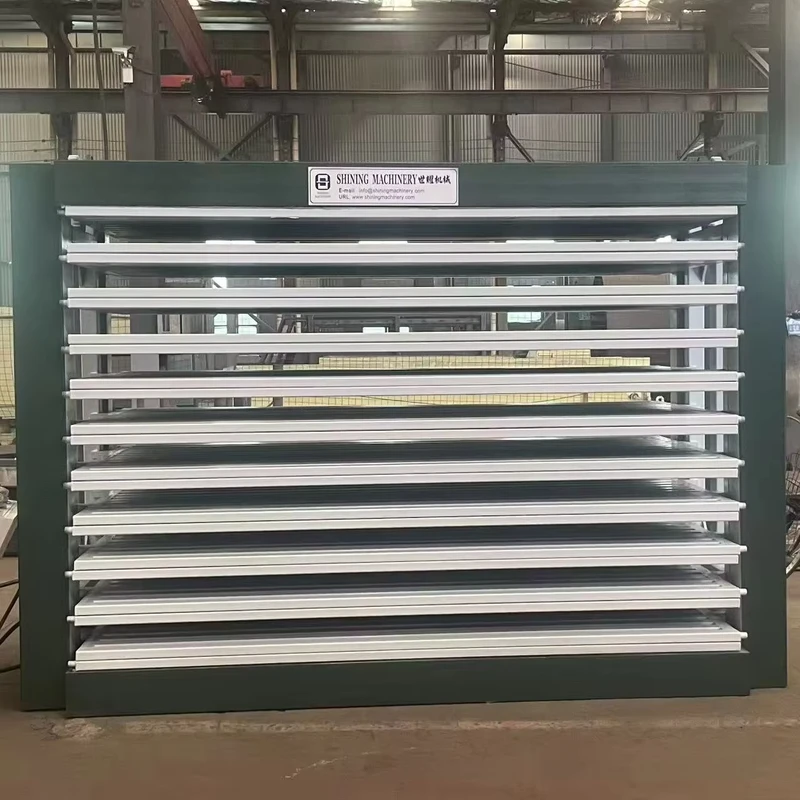 Hollow Press Type Veneer Dryer Machine Hydraulic Square Tube Core Plywood Veneer Drying Equipment Woodworking