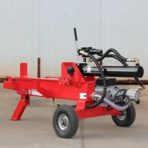 Home Wood Cutting Machine CE Approved 12Ton Electric Power 220V Hydraulic Cylinder Wood Log Splitter