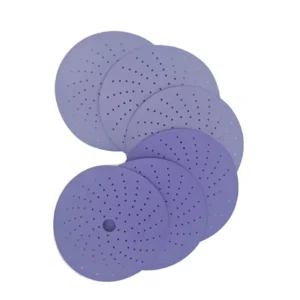 Hook and Loop Sanding Disc 150mm Multi Hole Sanding Disc Dust Free Ceramic Sanding Discs