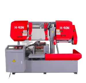Horizontal Band Saw H 40N Semi Auto Direct Cutting Band Saw Machine with 7.5KW Motor for Construction Use