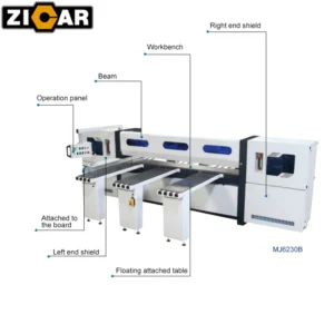 Horizontal Computer Control Wood Panel Saw Cutting Machinery CNC Cabinet Making Panel Saw CNC Computer Beam Saw for Door