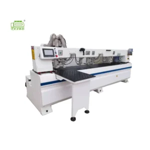 Horizontal Fully Automatic CNC Drilling Machine Hole Boring Cutting Router Machine with 3 Head for Handle Free Cabinet Door