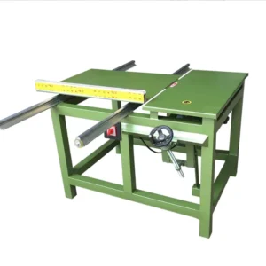 Horizontal Solid Circular Saw for Furniture Woodworking with Guideway Push Table and 45 Degree Angle Cutting Function