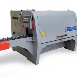 Horizontal Wood Circular Saw with Motor Multi Blade Rip Saw Machine for Solid Wood Cutting Plank